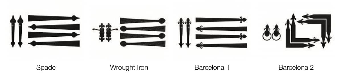 Decorative Garage Door Hardware