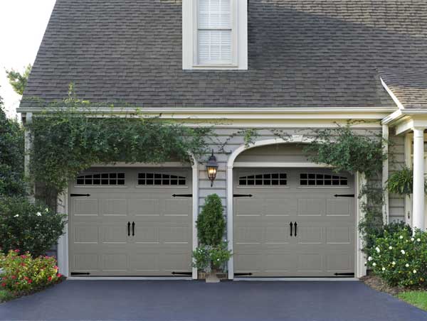 Modern carriage house garage door